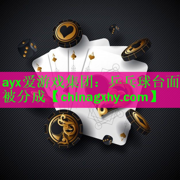 <strong>ayx爱游戏集团：乒乓球台面被分成</strong>