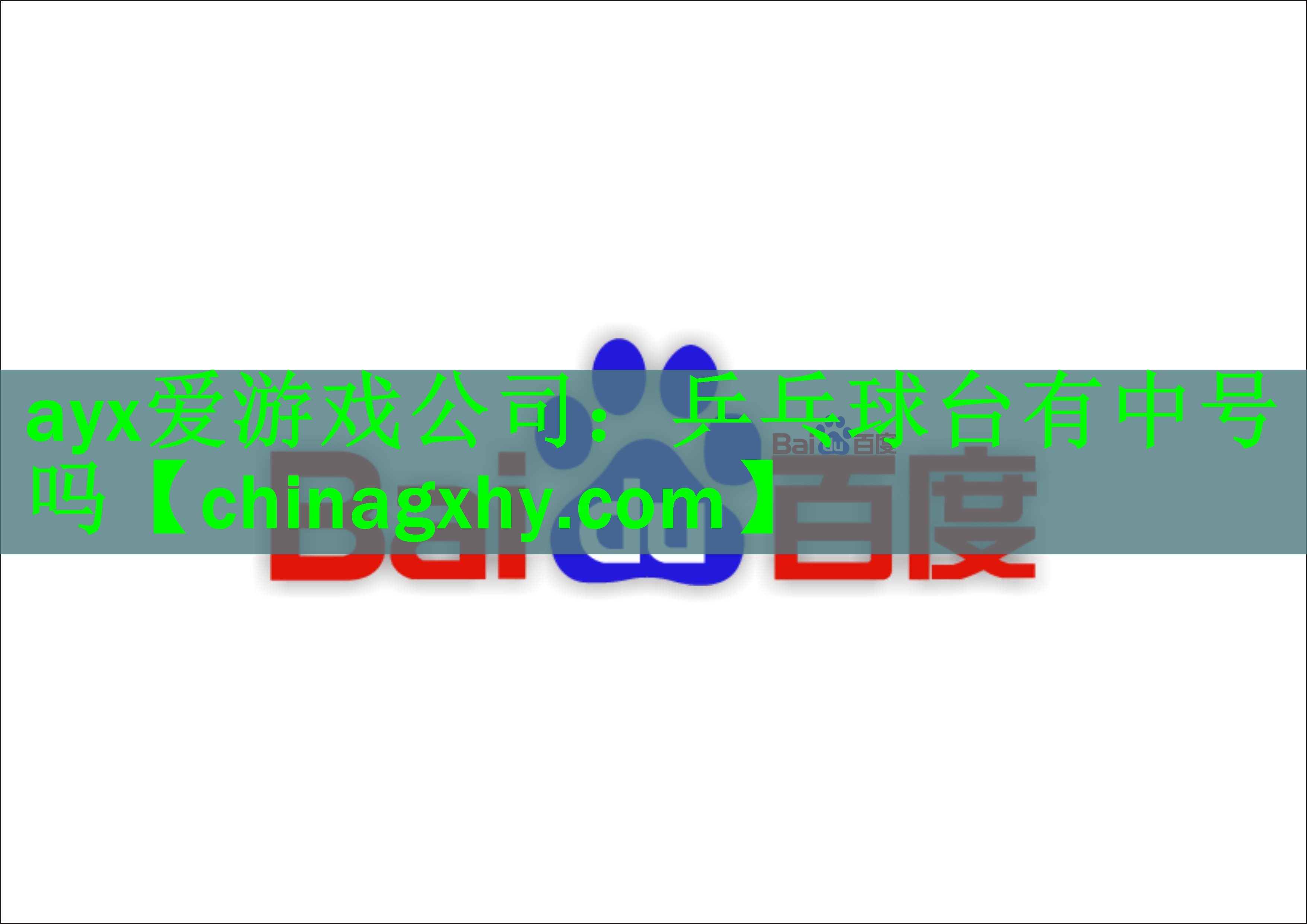 乒乓球台有中号吗